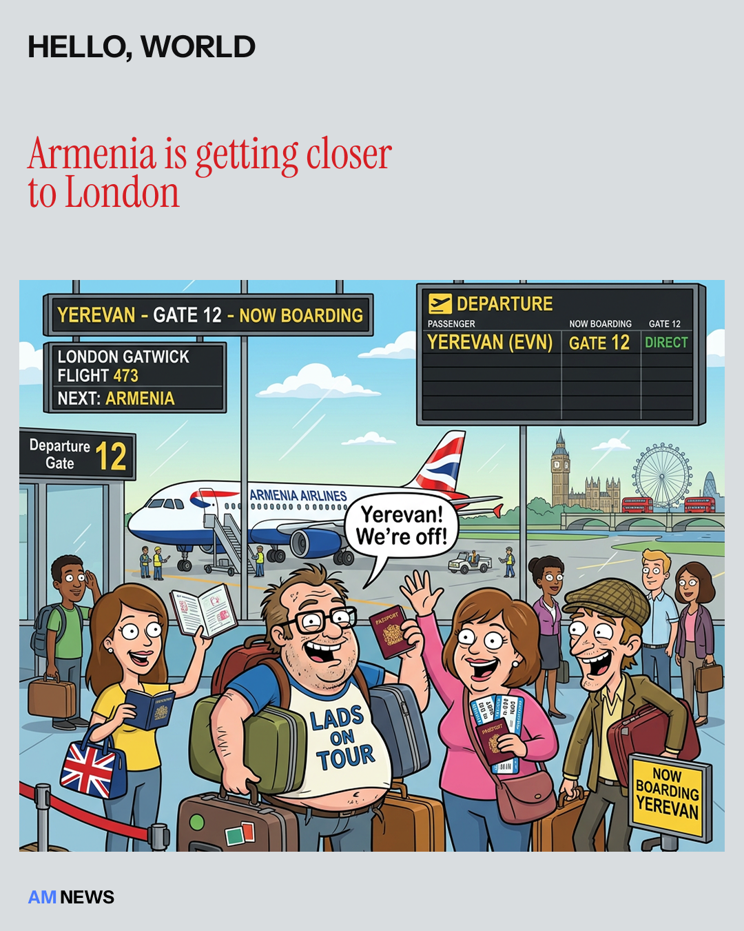 Armenia is getting closer to London