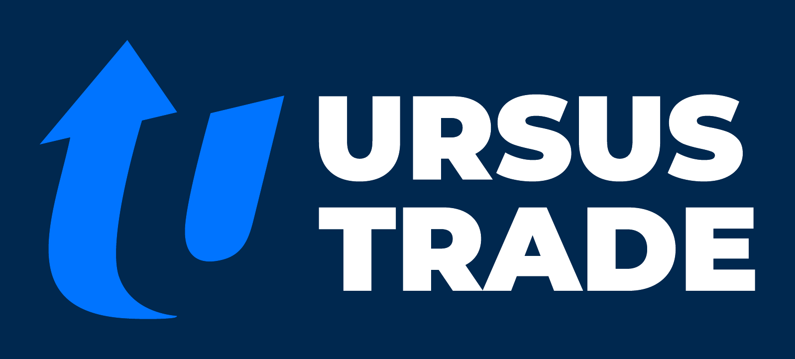 Ursus Trade logo on indigo